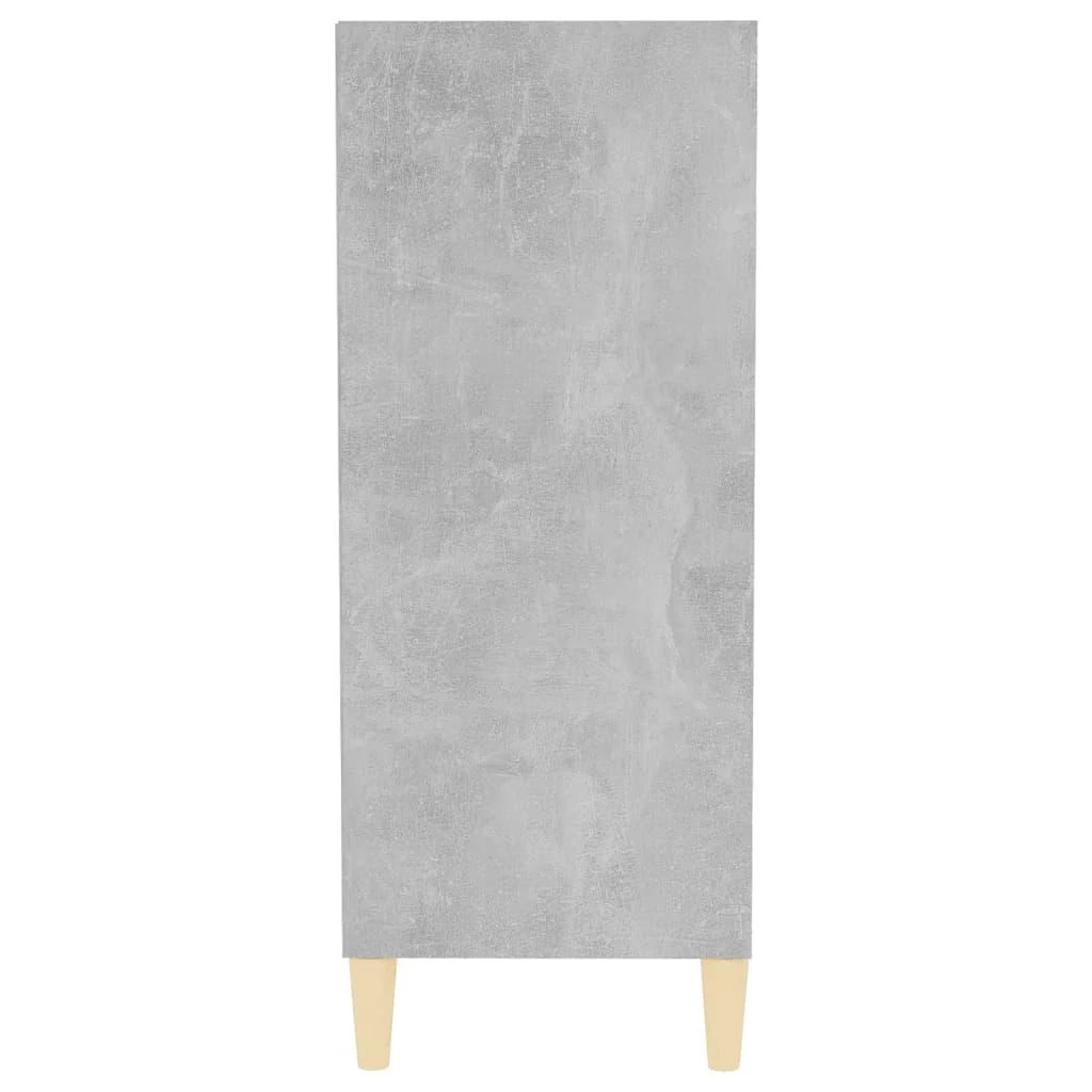 Šoninė spintelė, betono pilka, 57x35x90cm, apdirbta mediena