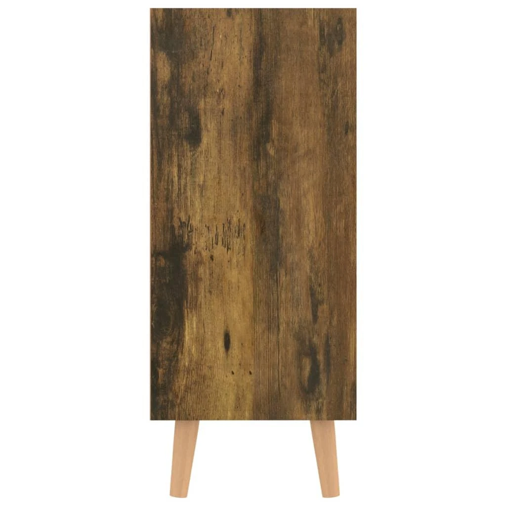 Šoninė spintelė, dūminė ąžuolo, 90x30x72cm, apdirbta mediena