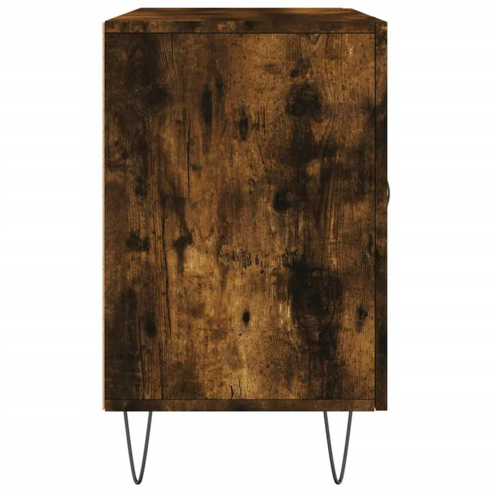 Šoninė spintelė, dūminio ąžuolo, 100x36x60cm, apdirbta mediena