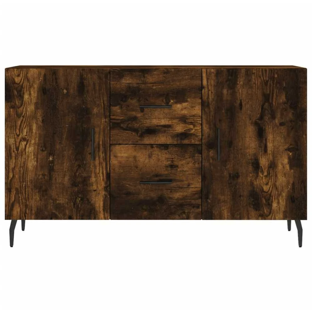Šoninė spintelė, dūminio ąžuolo, 100x36x60cm, apdirbta mediena