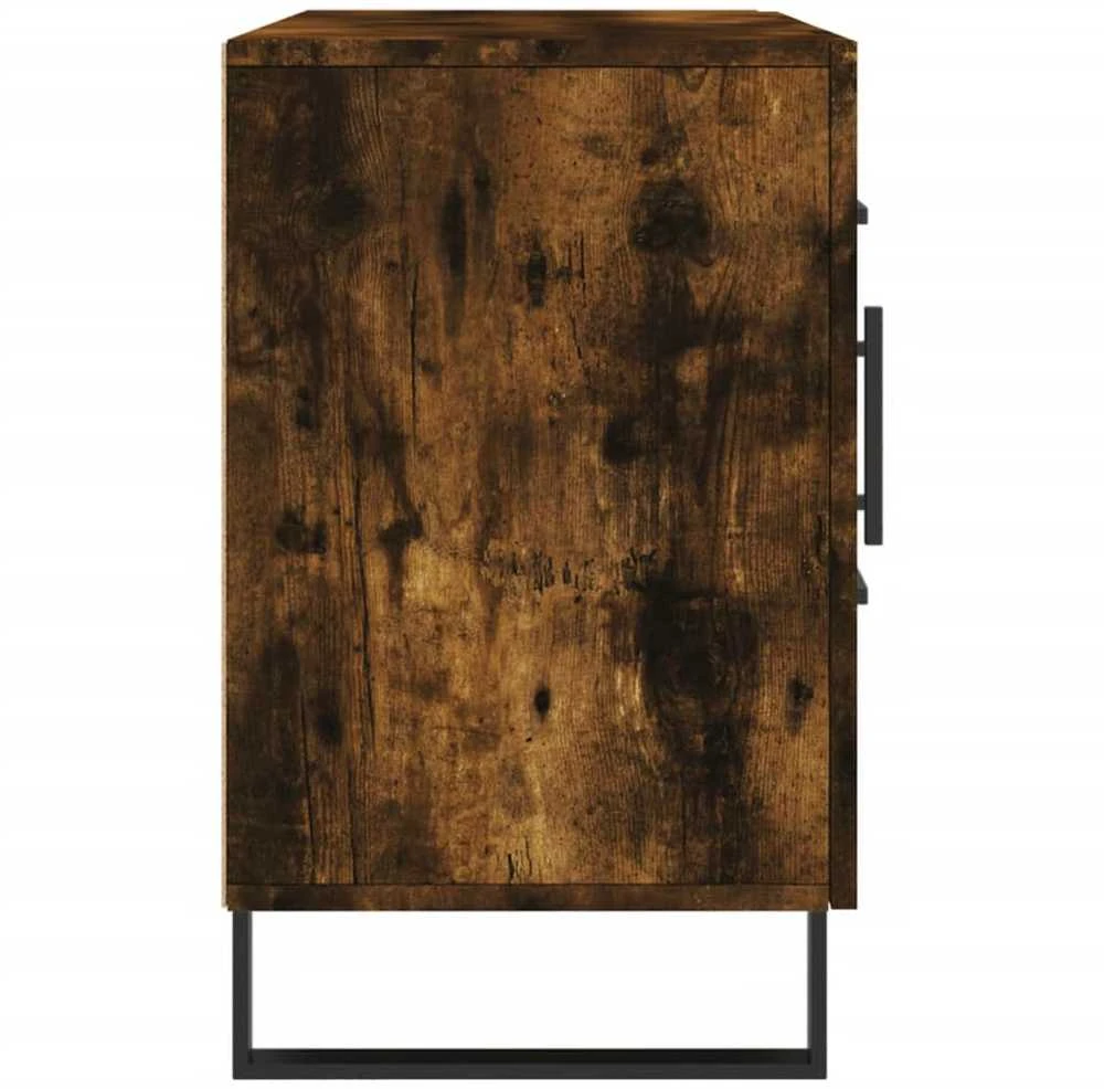 Šoninė spintelė, dūminio ąžuolo, 100x36x60cm, apdirbta mediena
