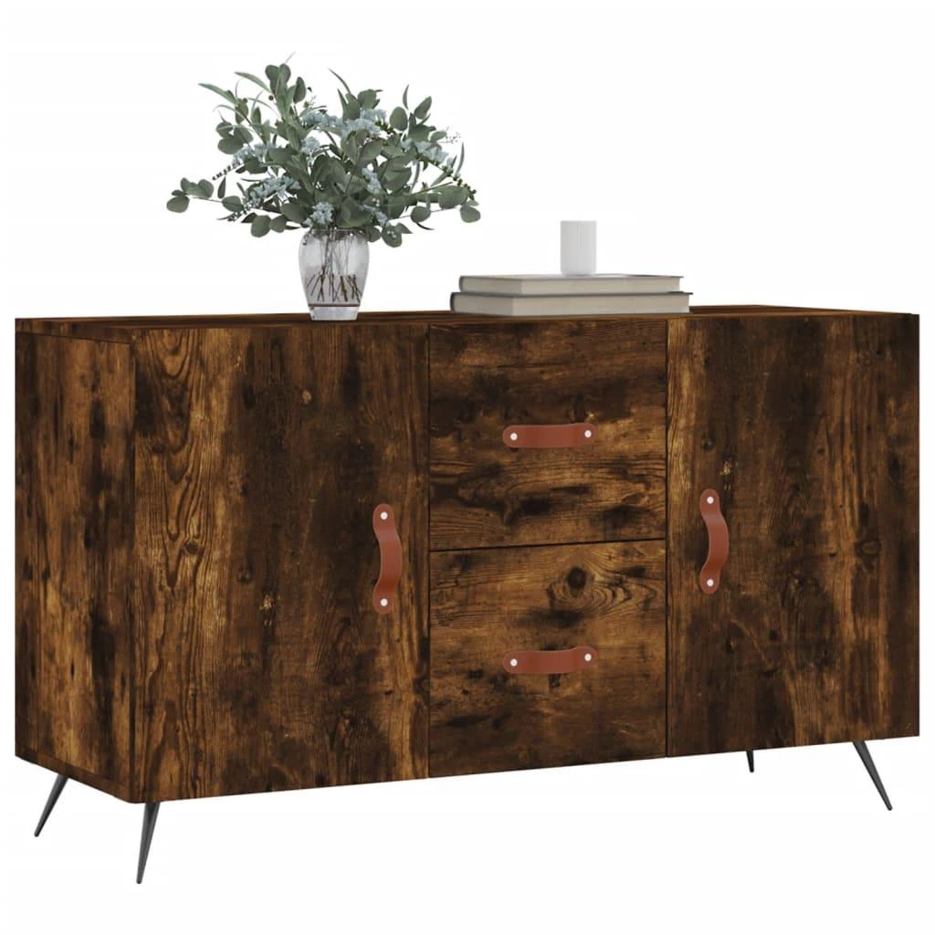 Šoninė spintelė, dūminio ąžuolo, 100x36x60cm, apdirbta mediena