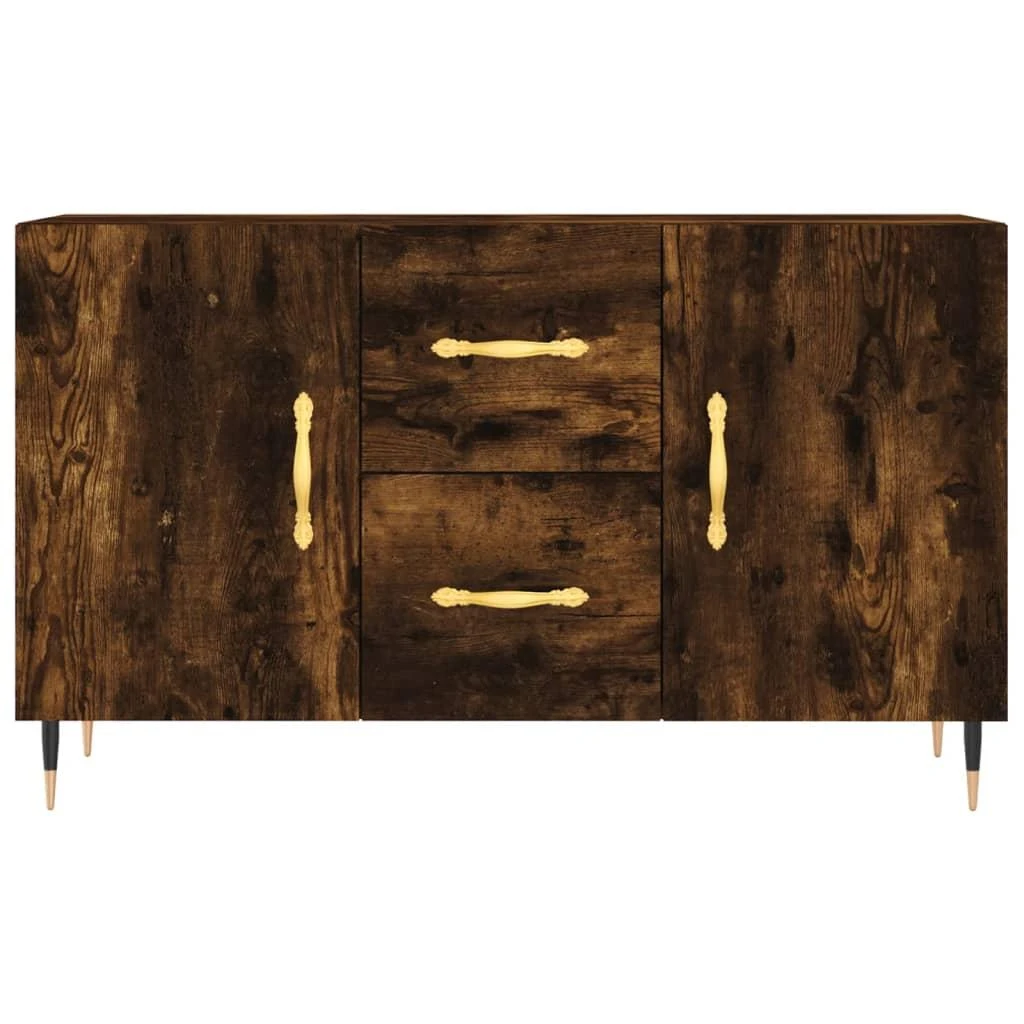 Šoninė spintelė, dūminio ąžuolo, 100x36x60cm, apdirbta mediena