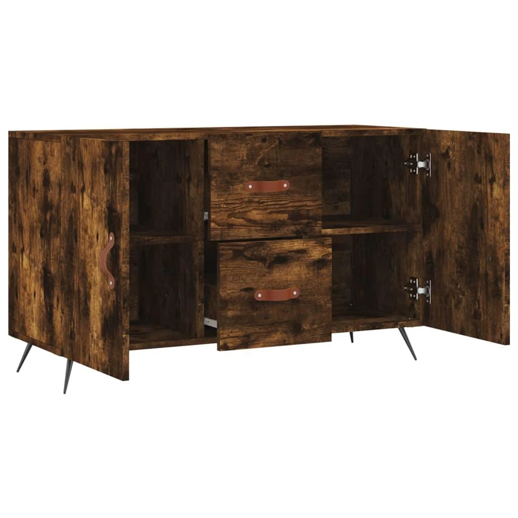 Šoninė spintelė, dūminio ąžuolo, 100x36x60cm, apdirbta mediena