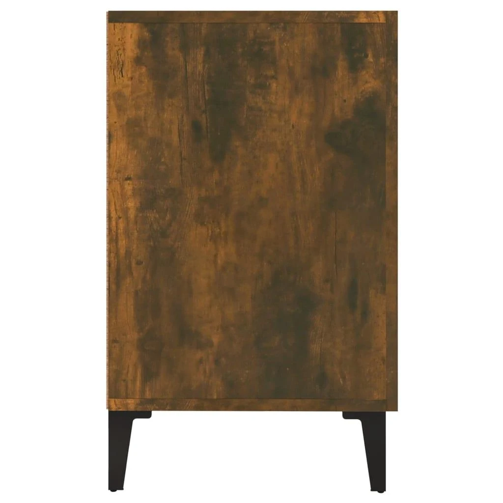 Šoninė spintelė, dūminio ąžuolo, 100x36x60cm, apdirbta mediena