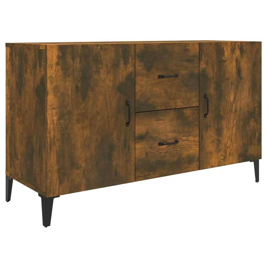 Šoninė spintelė, dūminio ąžuolo, 100x36x60cm, apdirbta mediena