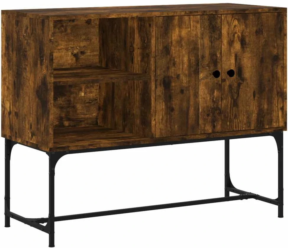 Šoninė spintelė, dūminio ąžuolo, 100x40x79,5cm, mediena