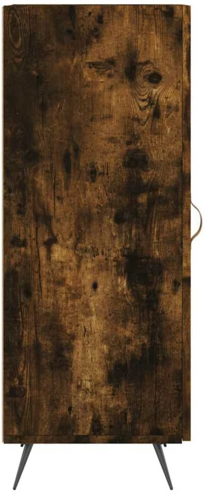 Šoninė spintelė, dūminio ąžuolo, 34,5x34x90cm, apdirbta mediena