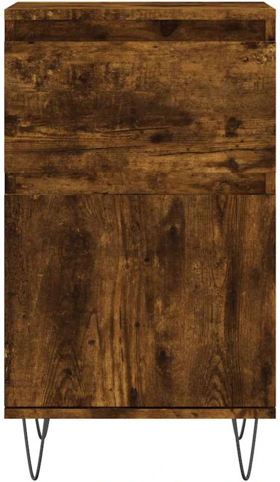Šoninė spintelė, dūminio ąžuolo, 40x35x70cm, apdirbta mediena