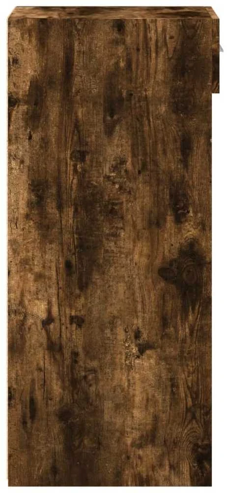 Šoninė spintelė, dūminio ąžuolo, 45x42,5x93cm, apdirbta mediena