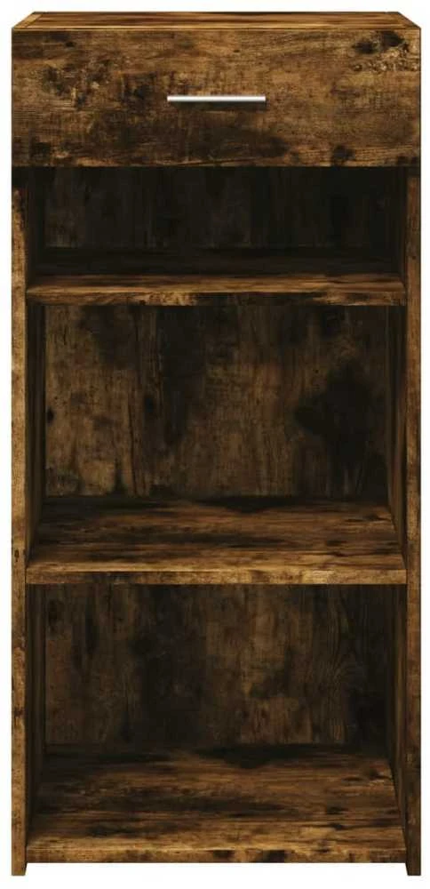 Šoninė spintelė, dūminio ąžuolo, 45x42,5x93cm, apdirbta mediena