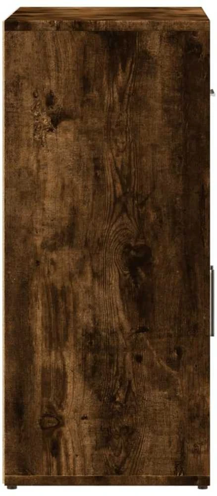 Šoninė spintelė, dūminio ąžuolo, 60x31x70cm, apdirbta mediena