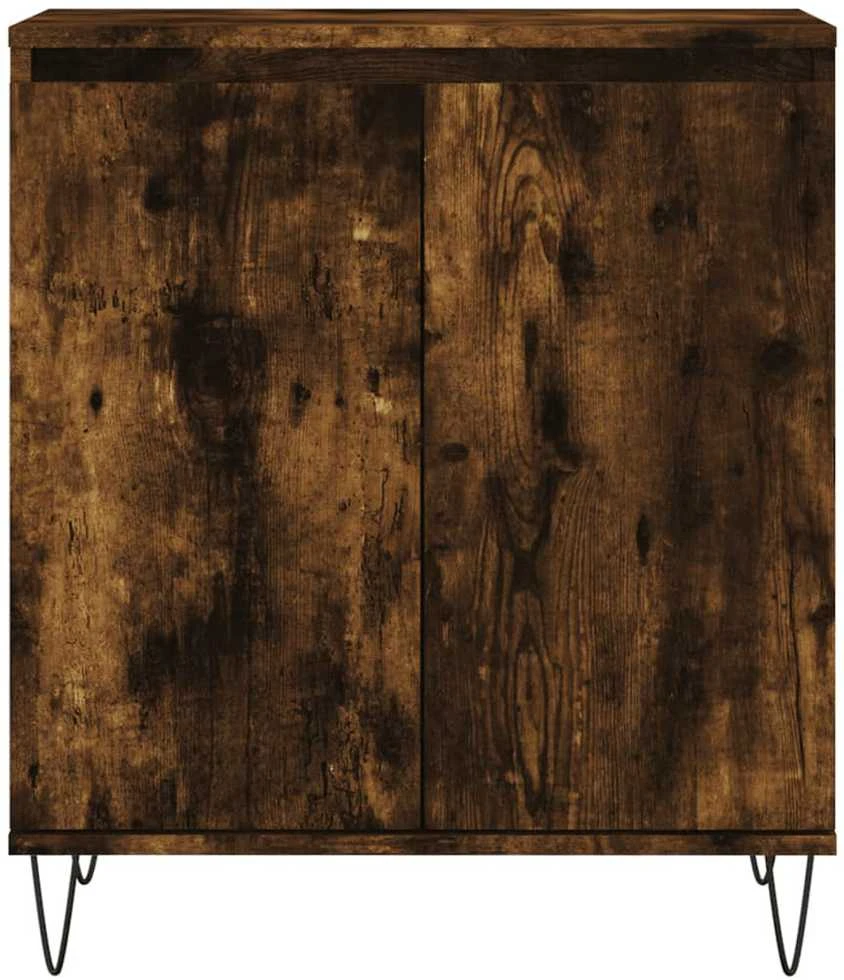 Šoninė spintelė, dūminio ąžuolo, 60x35x70cm, apdirbta mediena