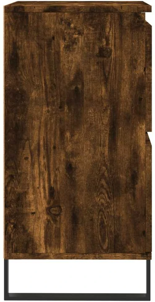 Šoninė spintelė, dūminio ąžuolo, 60x35x70cm, apdirbta mediena