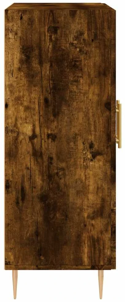 Šoninė spintelė, dūminio ąžuolo, 69,5x34x90cm, apdirbta mediena