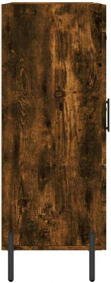 Šoninė spintelė, dūminio ąžuolo, 69,5x34x90cm, apdirbta mediena