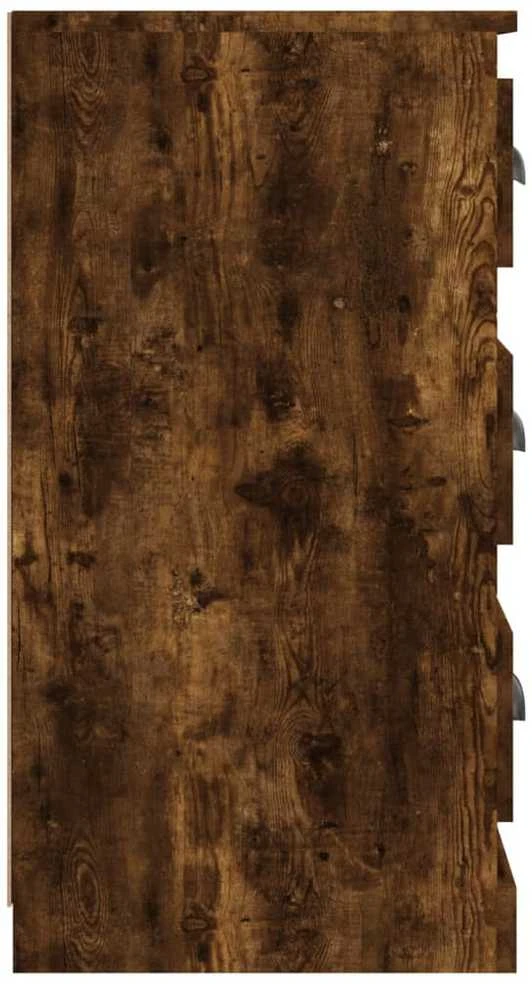 Šoninė spintelė, dūminio ąžuolo, 70x35,5x67,5cm, mediena