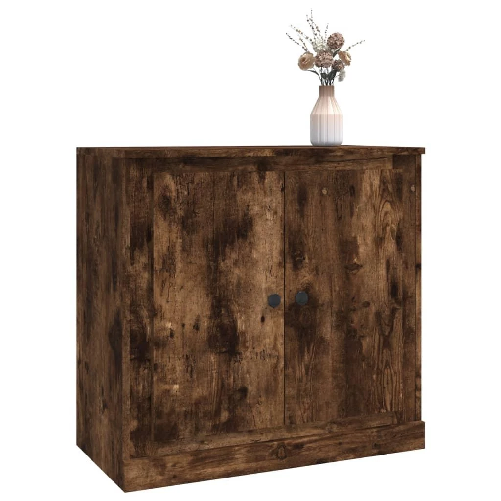 Šoninė spintelė, dūminio ąžuolo, 70x35,5x67,5cm, mediena