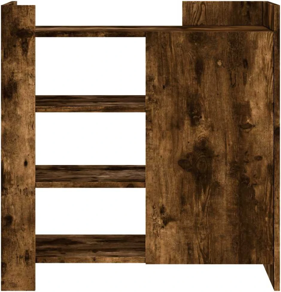 Šoninė spintelė, dūminio ąžuolo, 73,5x35x75cm, apdirbta mediena
