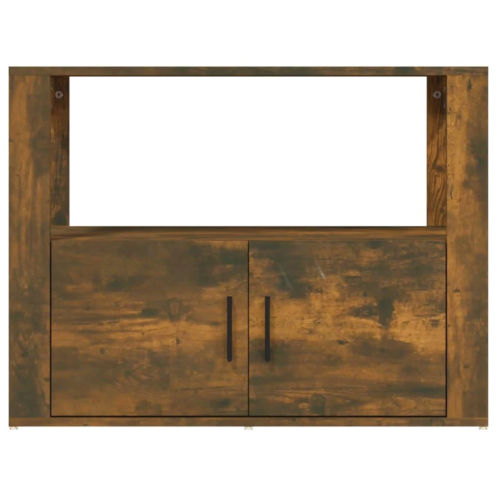 Šoninė spintelė, dūminio ąžuolo, 80x30x60cm, apdirbta mediena