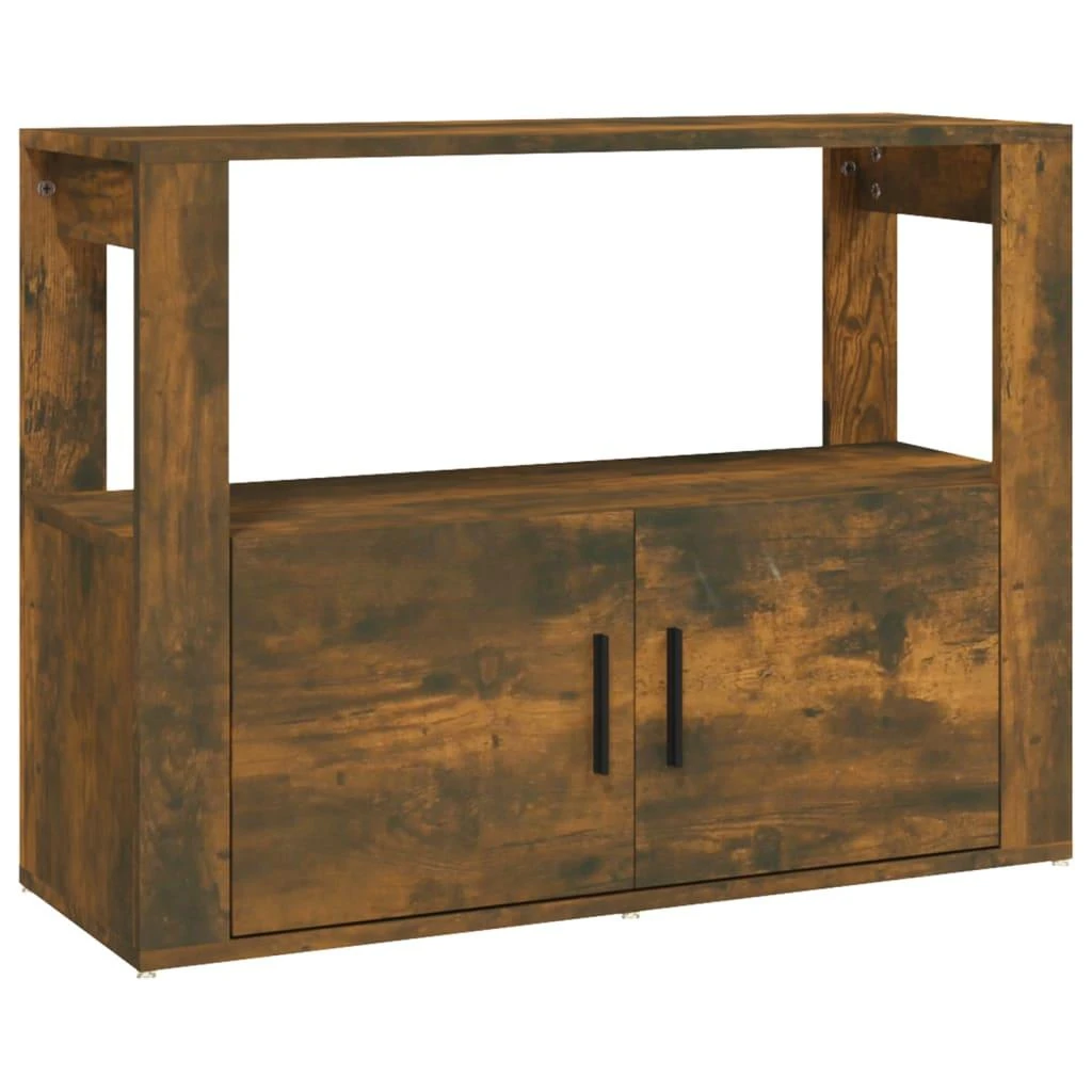 Šoninė spintelė, dūminio ąžuolo, 80x30x60cm, apdirbta mediena