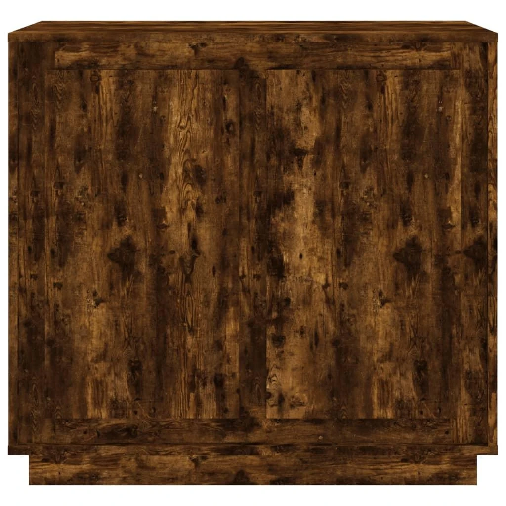 Šoninė spintelė, dūminio ąžuolo, 80x34x75cm, apdirbta mediena