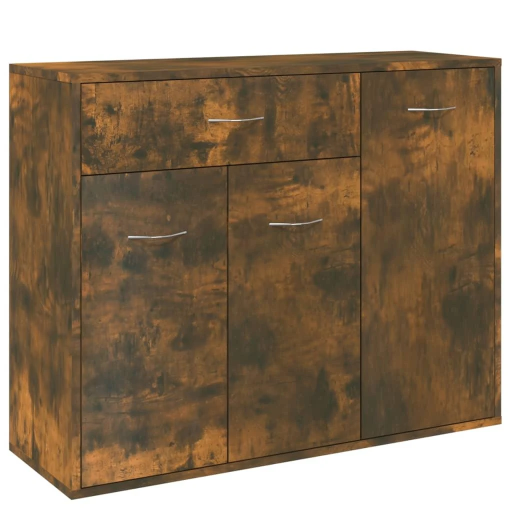 Šoninė spintelė, dūminio ąžuolo, 88x30x70cm, apdirbta mediena