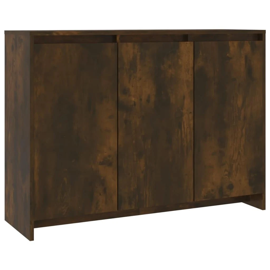 Šoninė spintelė, dūminio ąžuolo, 102x33x75cm, apdirbta mediena