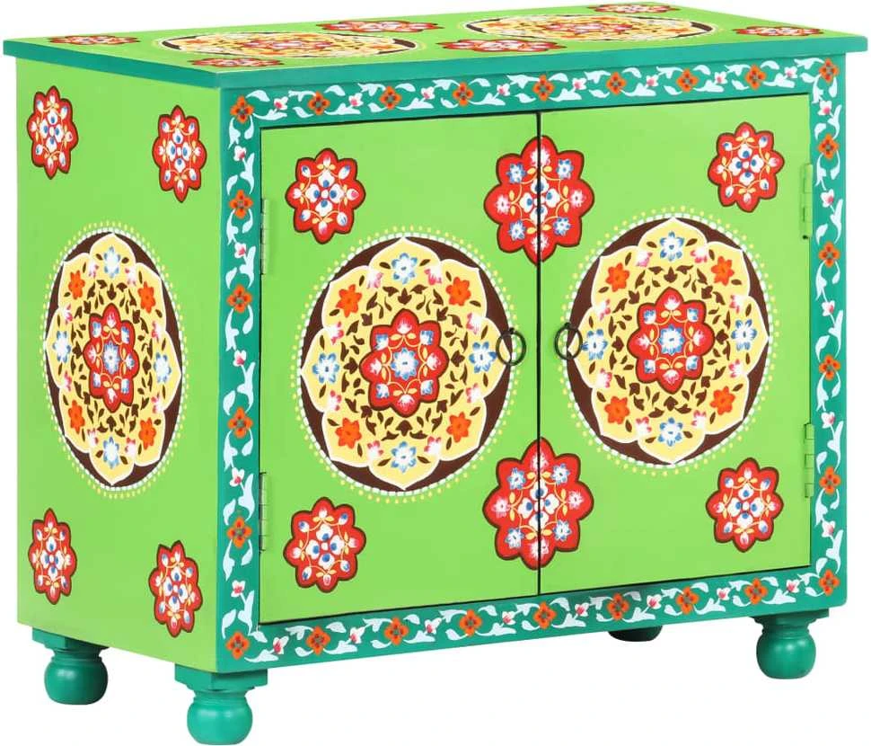 Šoninė spintelė, įvairių spalvų, 70x35x60cm, mango masyvas