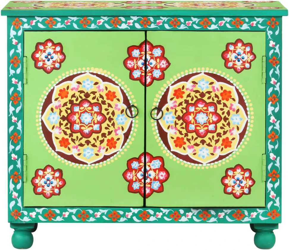 Šoninė spintelė, įvairių spalvų, 70x35x60cm, mango masyvas