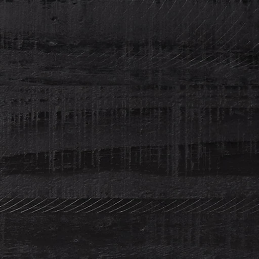 Šoninė spintelė, juoda, 110x35x70cm, pušies medienos masyvas