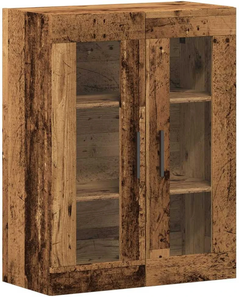 Šoninė spintelė, juodos spalvos, 69,5x34x90cm, apdirbta mediena