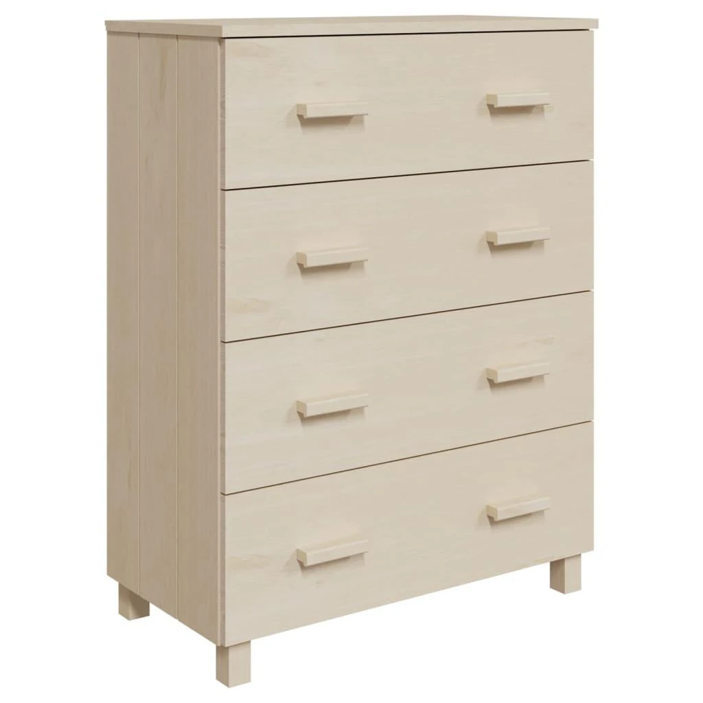Šoninė spintelė HAMAR, medaus ruda, 79x40x103,5cm, pušis