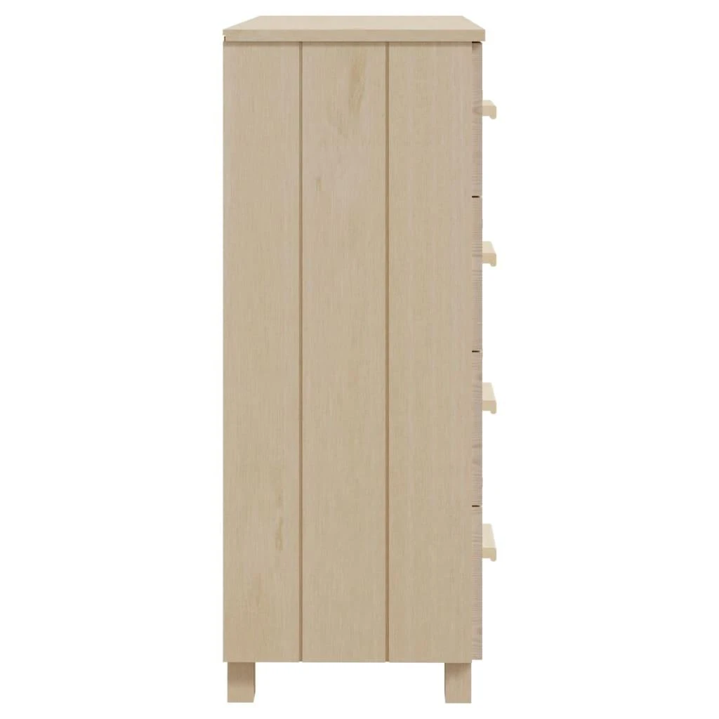 Šoninė spintelė HAMAR, medaus ruda, 79x40x103,5cm, pušis
