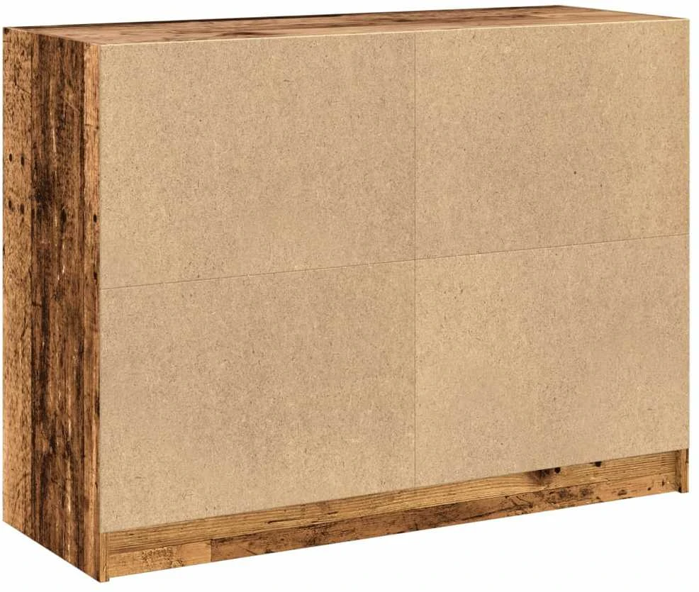 Šoninė spintelė, medienos, 102x37x75,5cm, apdirbta mediena