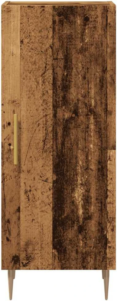 Šoninė spintelė, medienos, 34,5x34x90cm, apdirbta mediena
