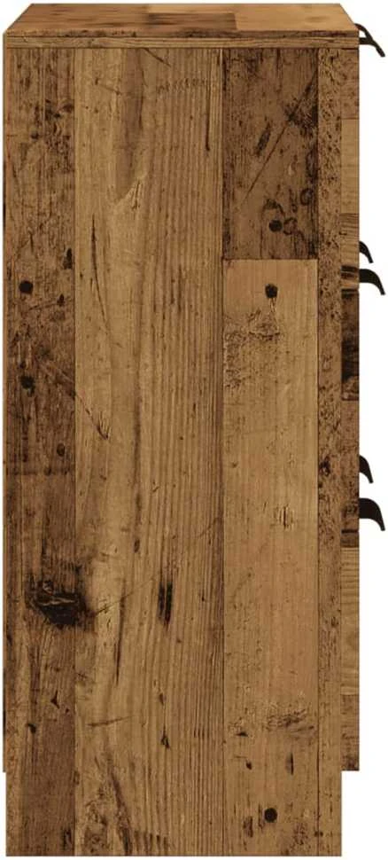 Šoninė spintelė, medienos, 60x30x70cm, apdirbta mediena