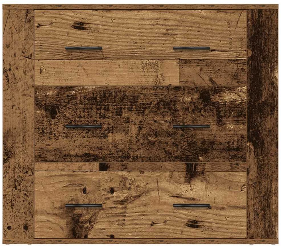 Šoninė spintelė, medienos, 80x33x70cm, apdirbta mediena