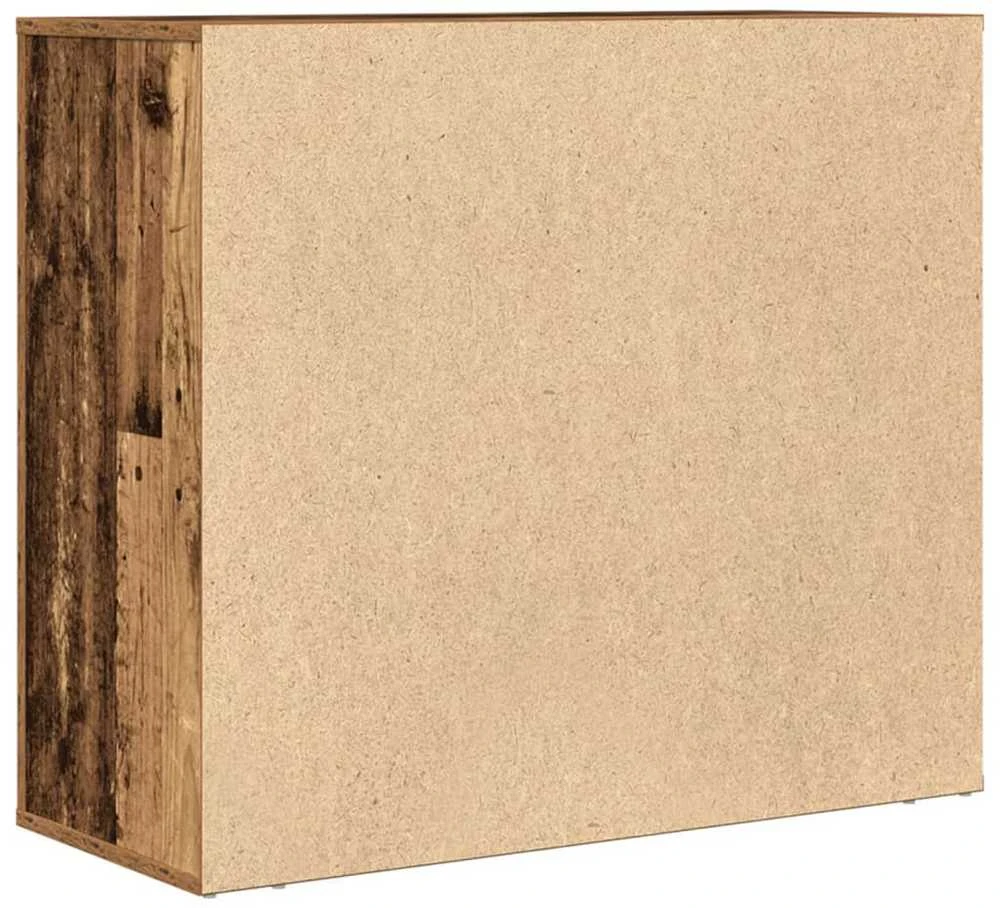 Šoninė spintelė, medienos, 80x33x70cm, apdirbta mediena