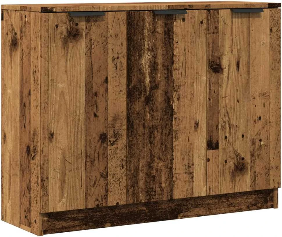 Šoninė spintelė, medienos, 90,5x30x70cm, apdirbta mediena