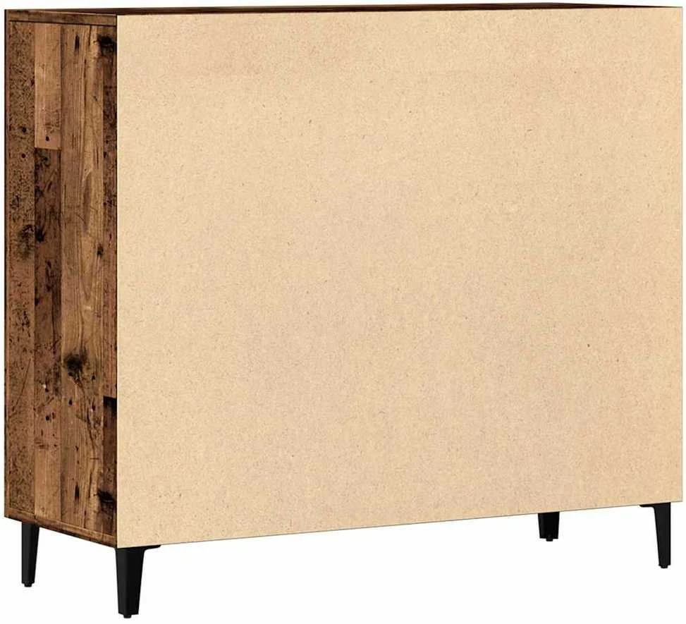 Šoninė spintelė, medienos, 90x34x80cm, apdirbta mediena