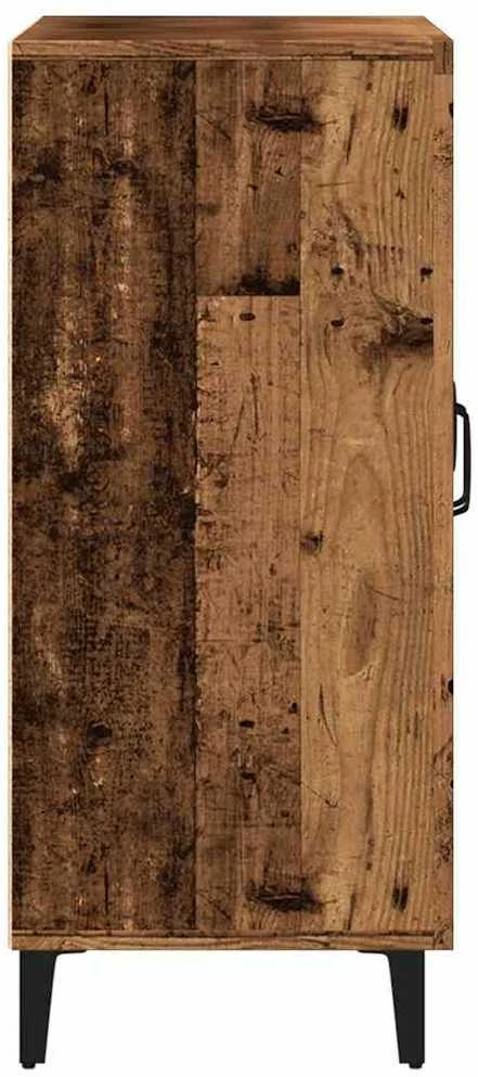 Šoninė spintelė, medienos, 90x34x80cm, apdirbta mediena