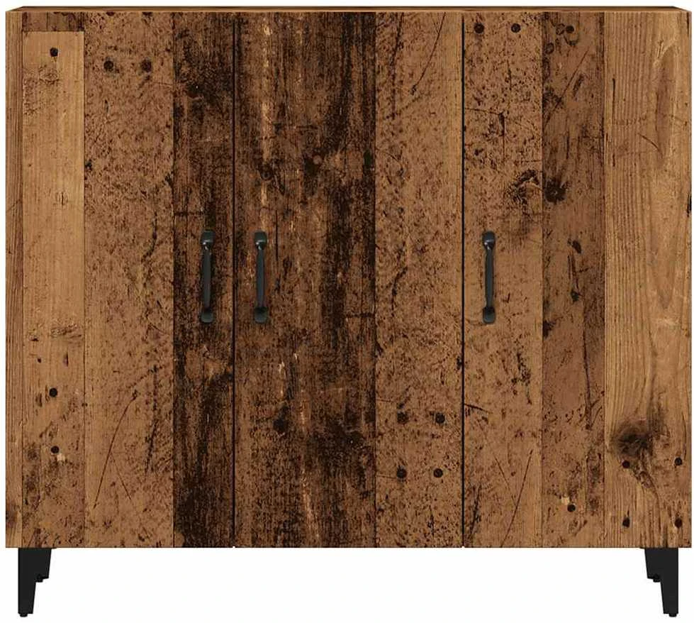 Šoninė spintelė, medienos, 90x34x80cm, apdirbta mediena
