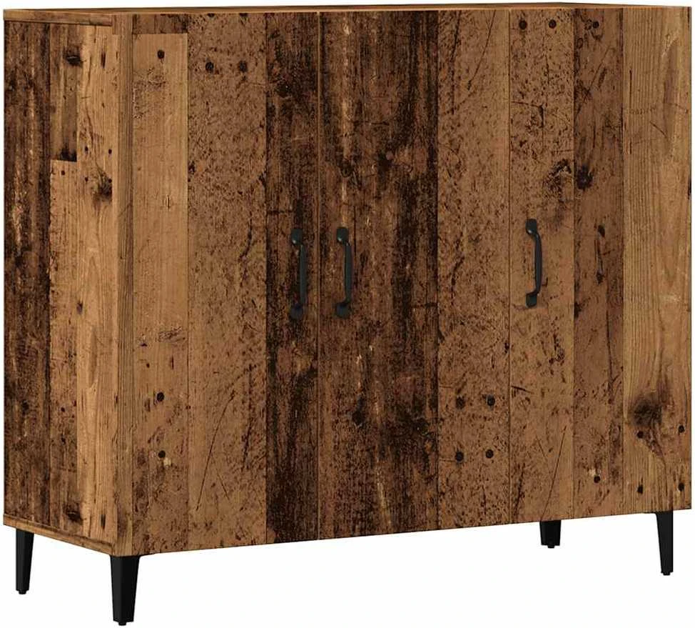 Šoninė spintelė, medienos, 90x34x80cm, apdirbta mediena
