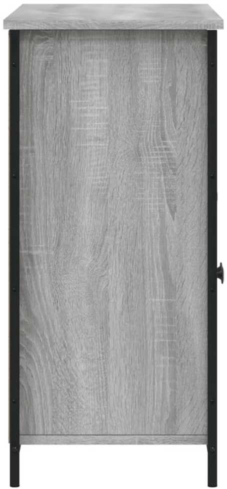 Šoninė spintelė, pilka ąžuolo, 100x35x75cm, apdirbta mediena