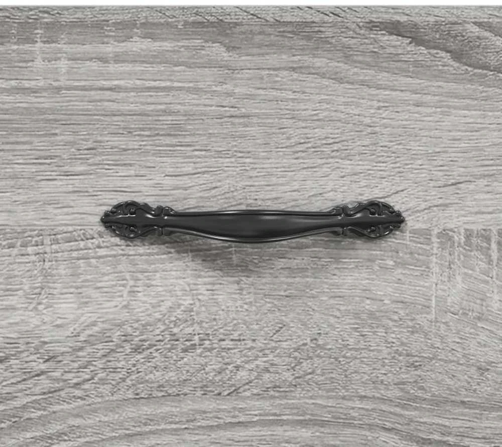 Šoninė spintelė, pilka ąžuolo, 100x36x60cm, apdirbta mediena