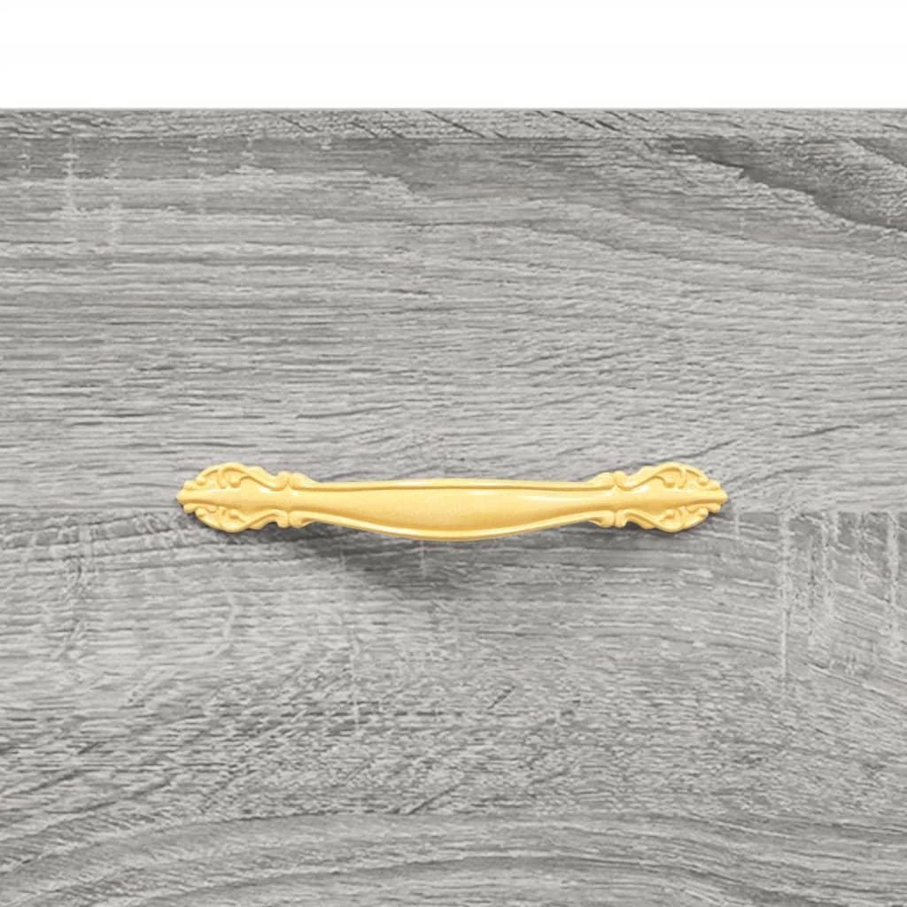 Šoninė spintelė, pilka ąžuolo, 100x36x60cm, apdirbta mediena