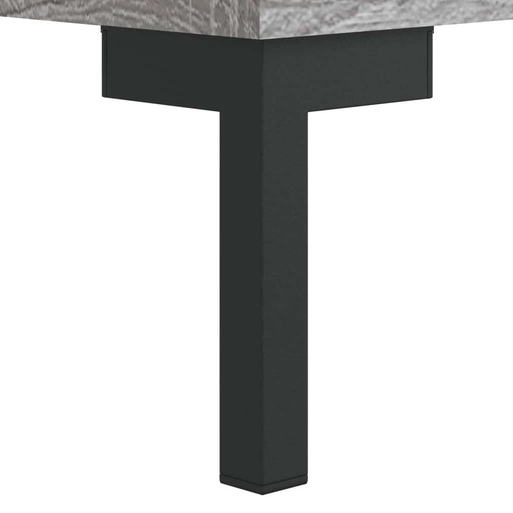 Šoninė spintelė, pilka ąžuolo, 100x36x60cm, apdirbta mediena