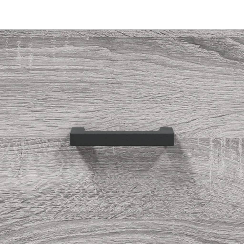 Šoninė spintelė, pilka ąžuolo, 100x36x60cm, apdirbta mediena