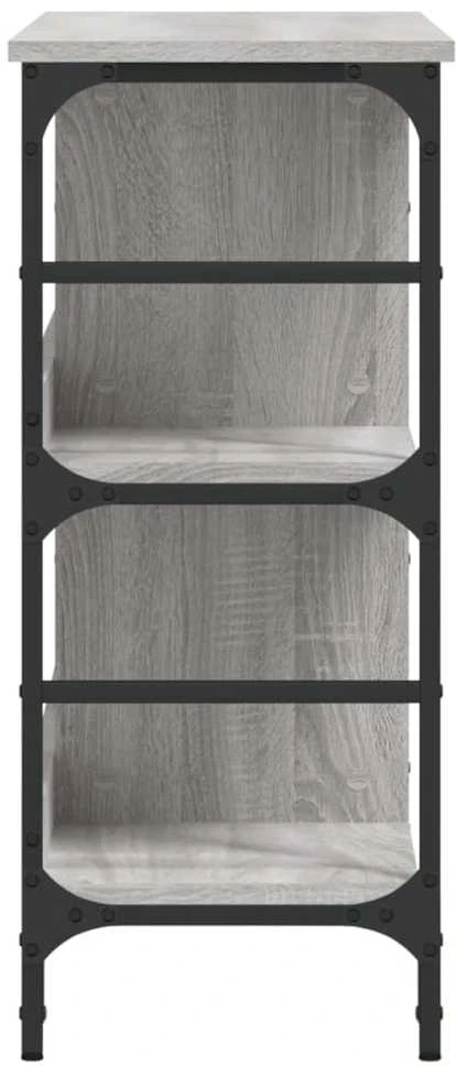 Šoninė spintelė, pilka ąžuolo, 102x32x73,5cm, apdirbta mediena